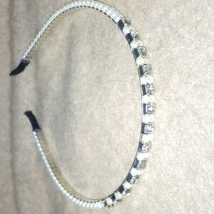 Crystal And Pearl Headband New Bride